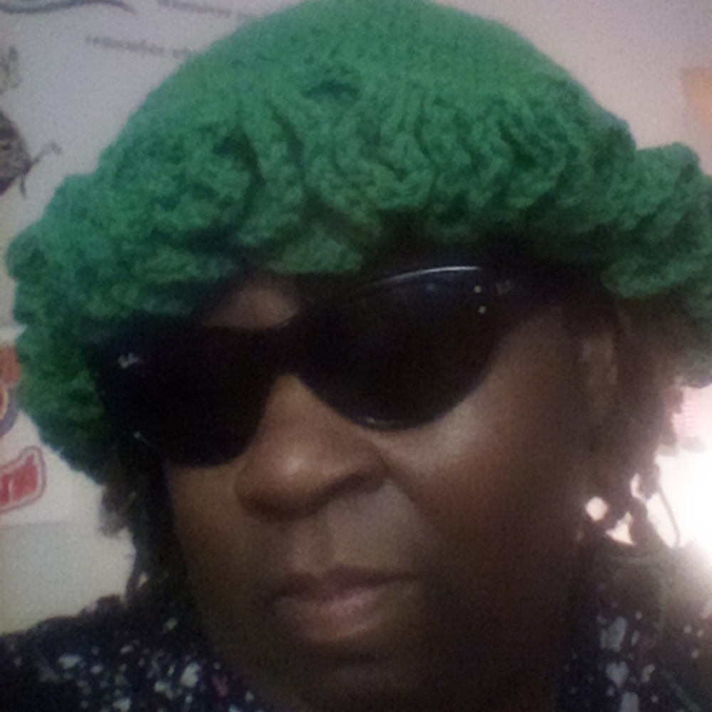 Hand crafted crochet Ruffle Hat - Picture 2 of 2